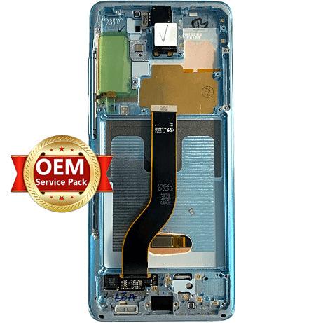 Original Super AMOLED LCD Screen & Digitizer Full Assembly with Frame for Samsung Galaxy S20+ 5G G986 (Cosmic Blue) - Best Cell Phone Parts Distributor in Canada, Parts Source Original Super AMOLED LCD Screen & Digitizer Full Assembly with Frame for Samsung Galaxy S20+ 5G G986 (Cosmic Blue) - Best Cell Phone Parts Distributor in Canada, Parts Source